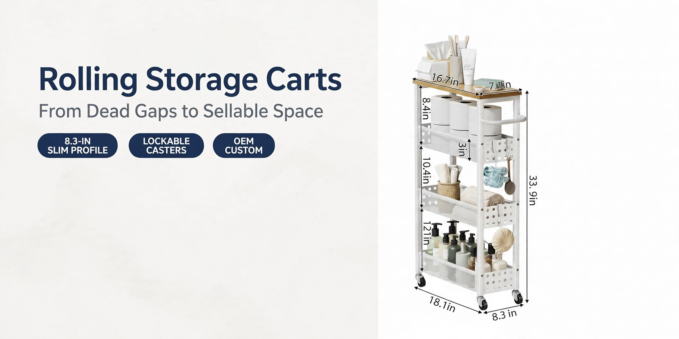 Rolling Storage Carts: Why Retailers Keep Reordering